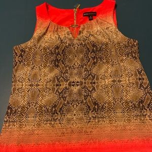 Dana Buchman snake skin tank